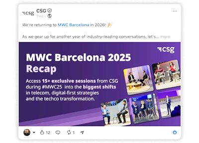 CSG MWC Signage