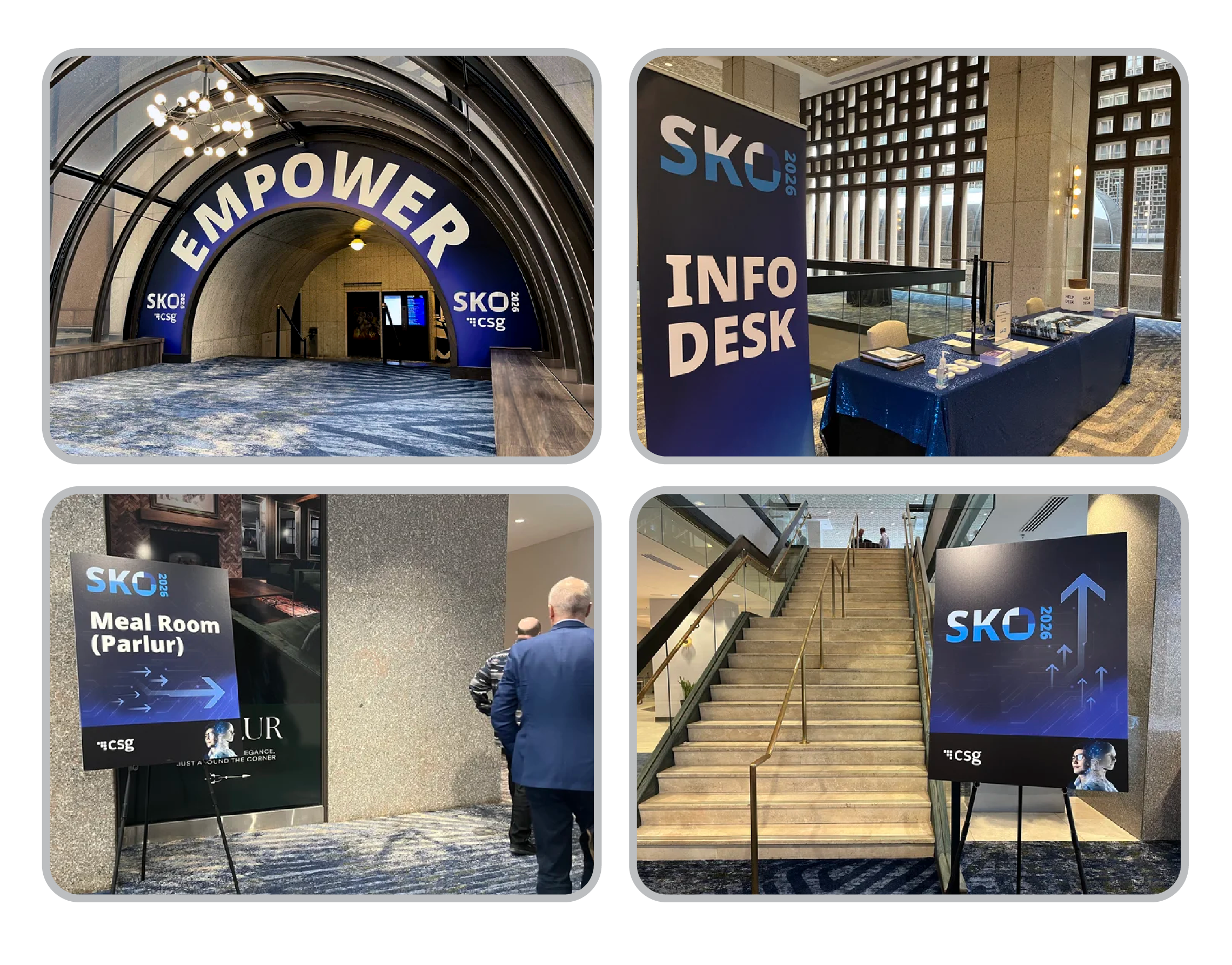 CSG SKO Sales Kick Off Signage